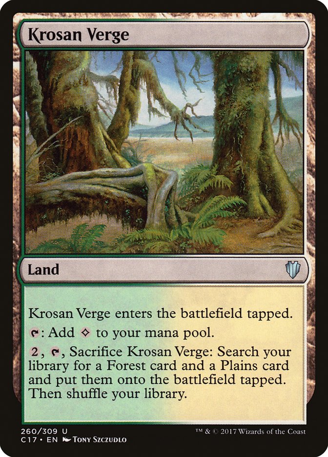 Krosan Verge [Commander 2017] - Devastation Store | Devastation Store