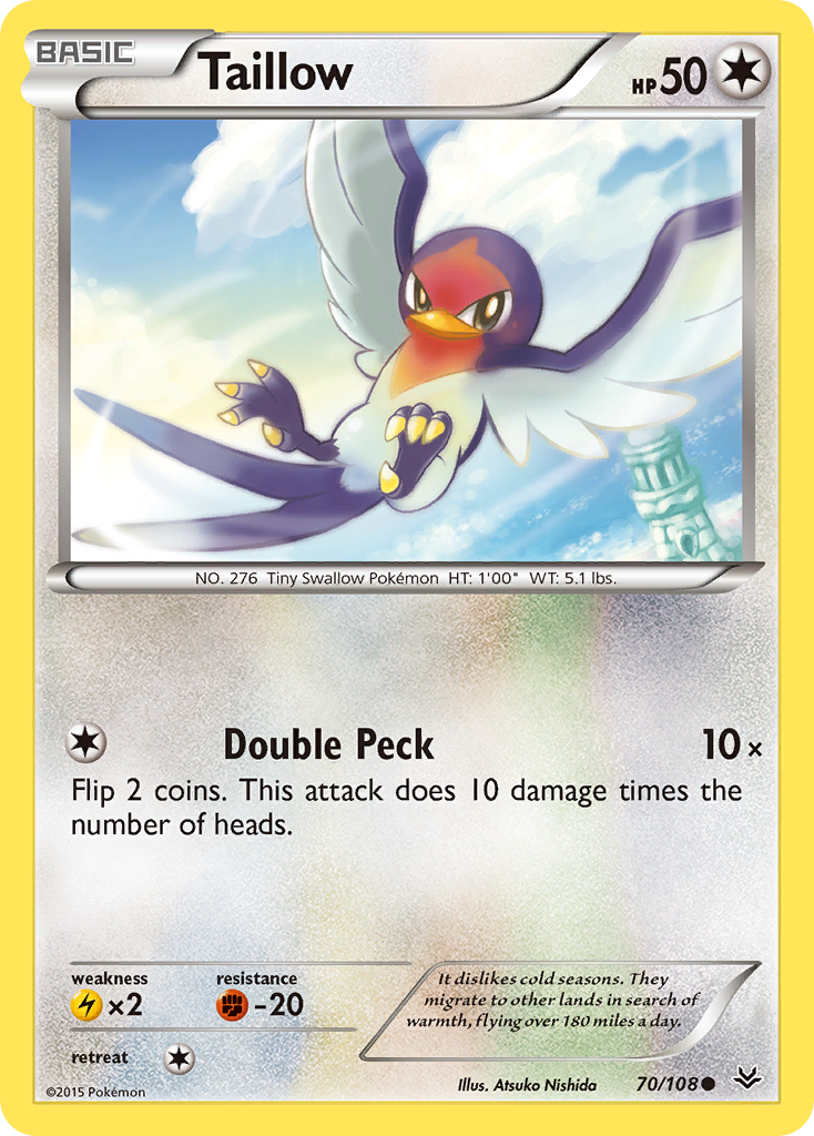 Taillow (70/108) [XY: Roaring Skies] | Devastation Store