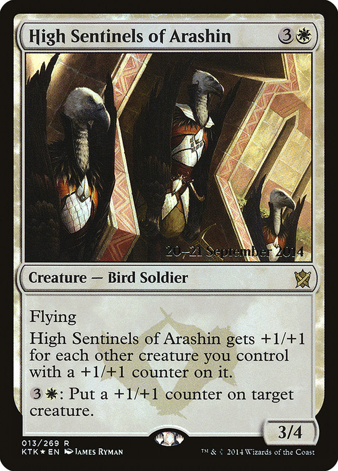 High Sentinels of Arashin  [Khans of Tarkir Prerelease Promos] | Devastation Store