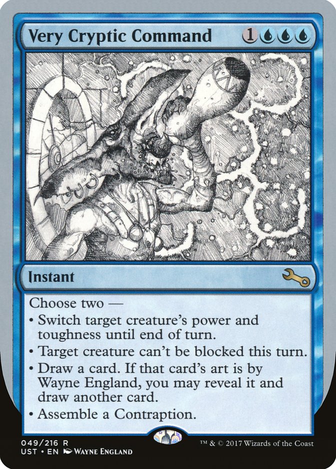 Very Cryptic Command (Black and White Art) [Unstable] | Devastation Store