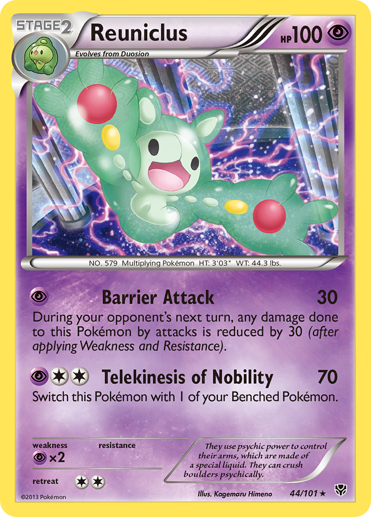 Reuniclus (44/101) [Black & White: Plasma Blast] | Devastation Store