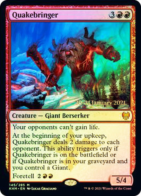 Quakebringer [Kaldheim Prerelease Promos] | Devastation Store