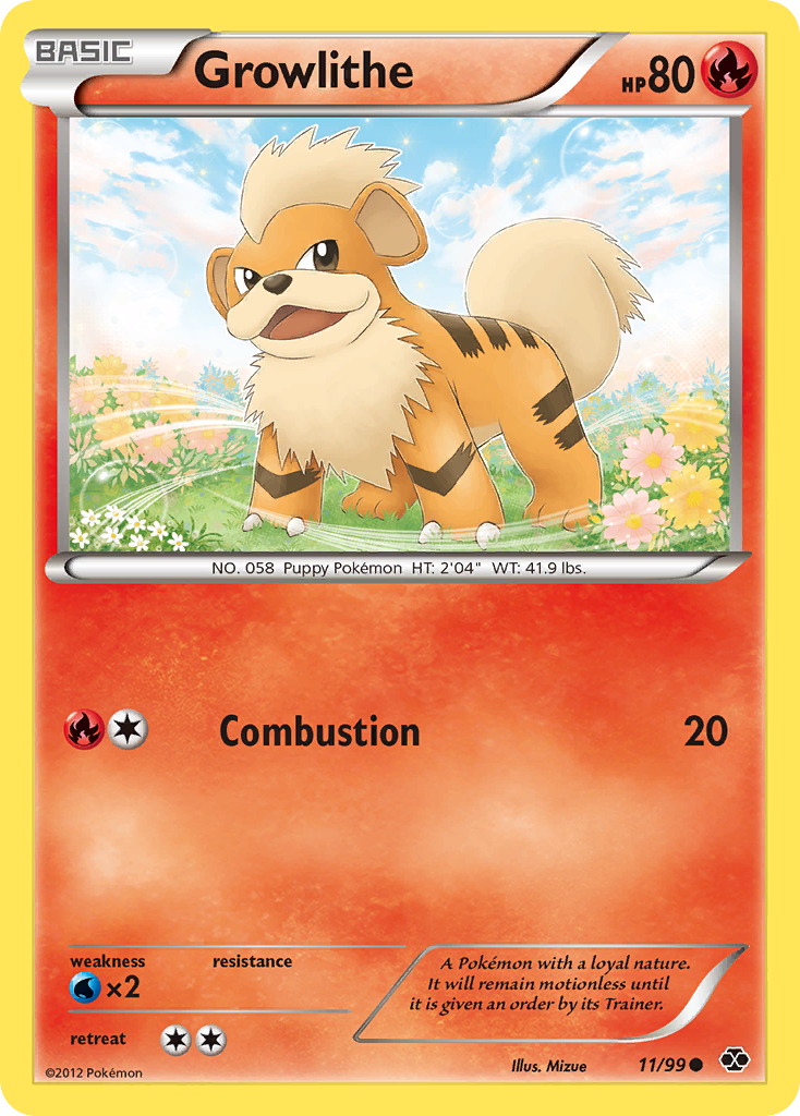 Growlithe (11/99) [Black & White: Next Destinies] | Devastation Store