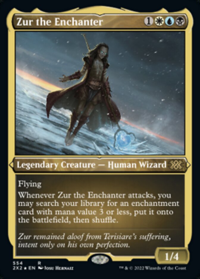 Zur the Enchanter (Foil Etched) [Double Masters 2022] | Devastation Store
