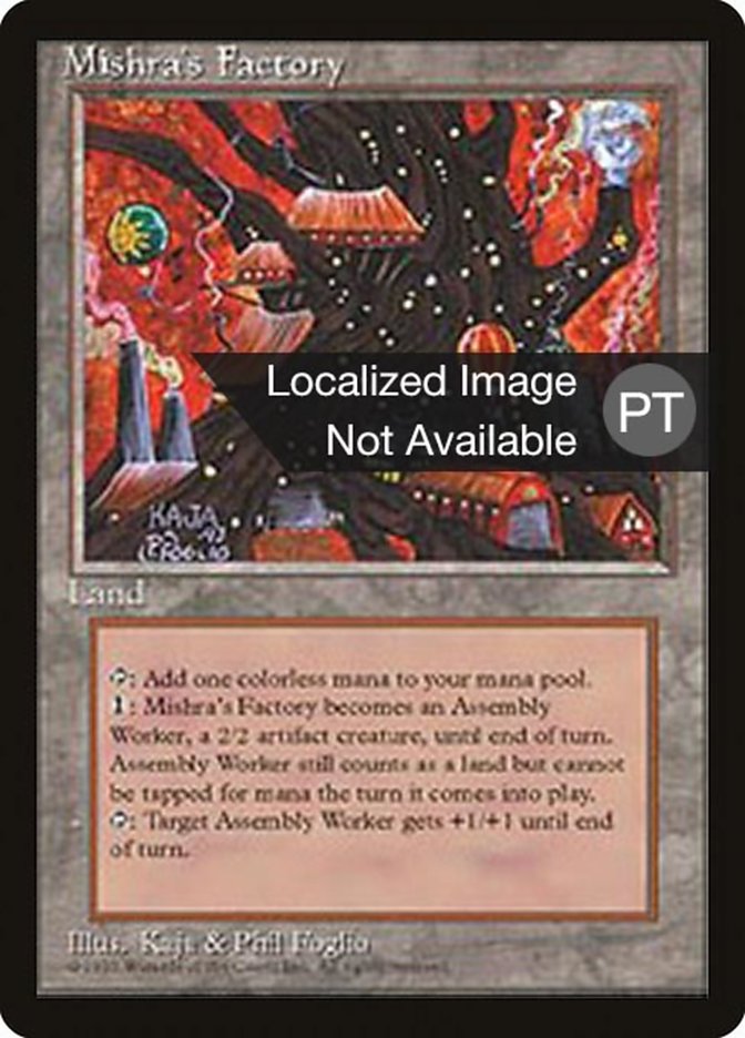 Mishra's Factory [Fourth Edition (Foreign Black Border)] | Devastation Store