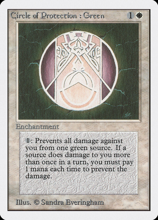 Circle of Protection: Green [Unlimited Edition] - Devastation Store | Devastation Store