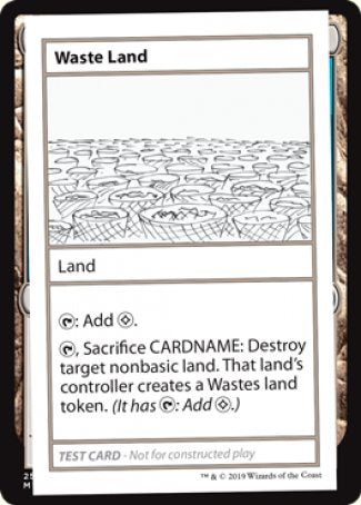 Waste Land (2021 Edition) [Mystery Booster Playtest Cards] | Devastation Store