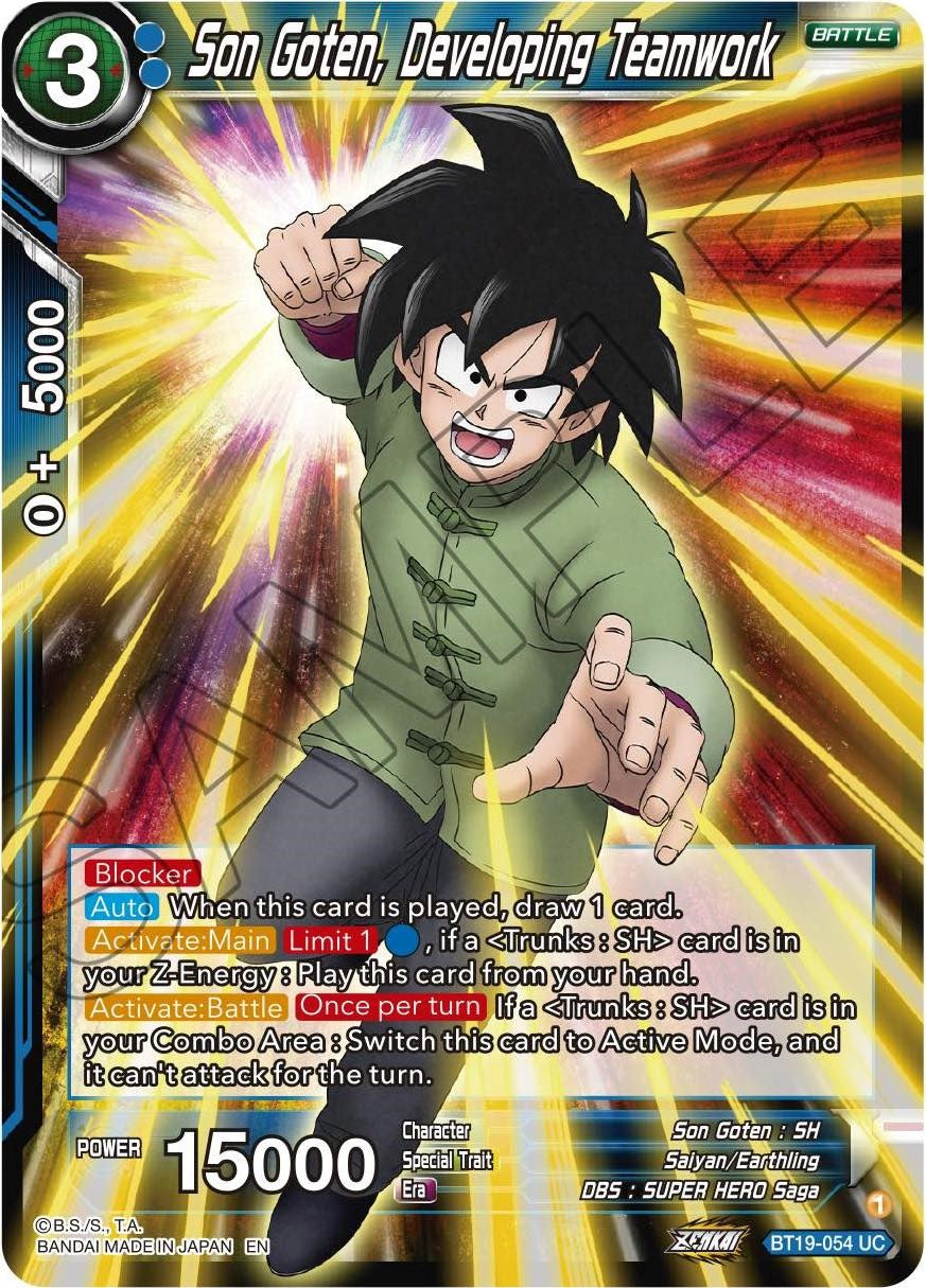 Son Goten, Developing Teamwork (BT19-054) [Fighter's Ambition] | Devastation Store