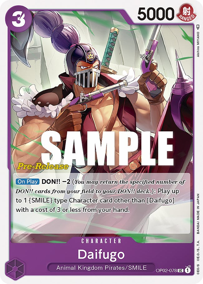 Daifugo [Paramount War Pre-Release Cards] | Devastation Store