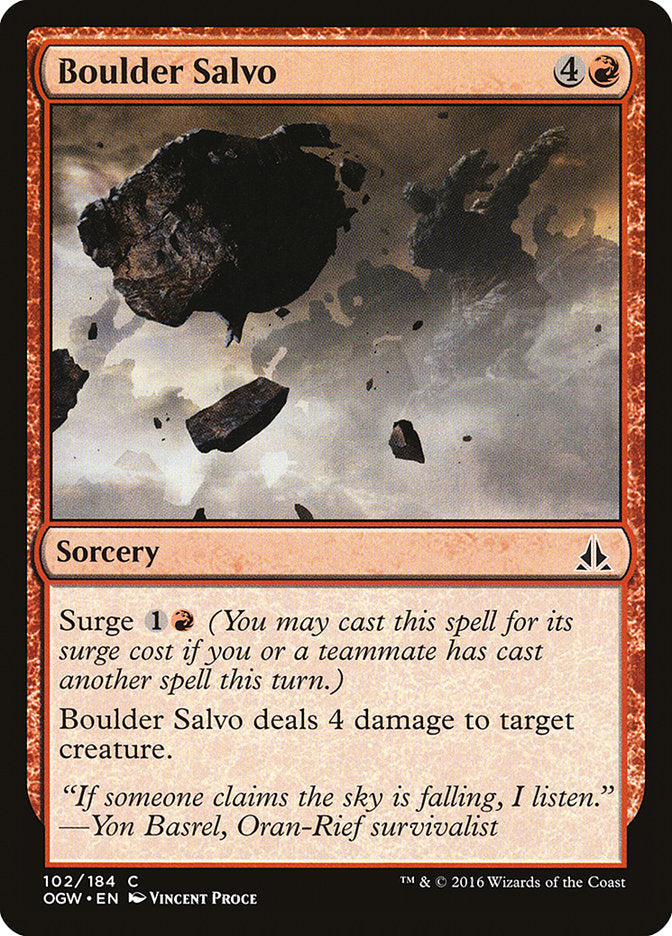 Boulder Salvo [Oath of the Gatewatch] - Devastation Store | Devastation Store