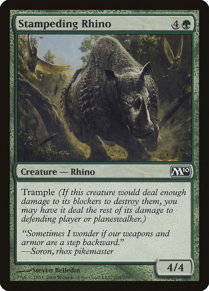 Stampeding Rhino [Magic 2010] | Devastation Store