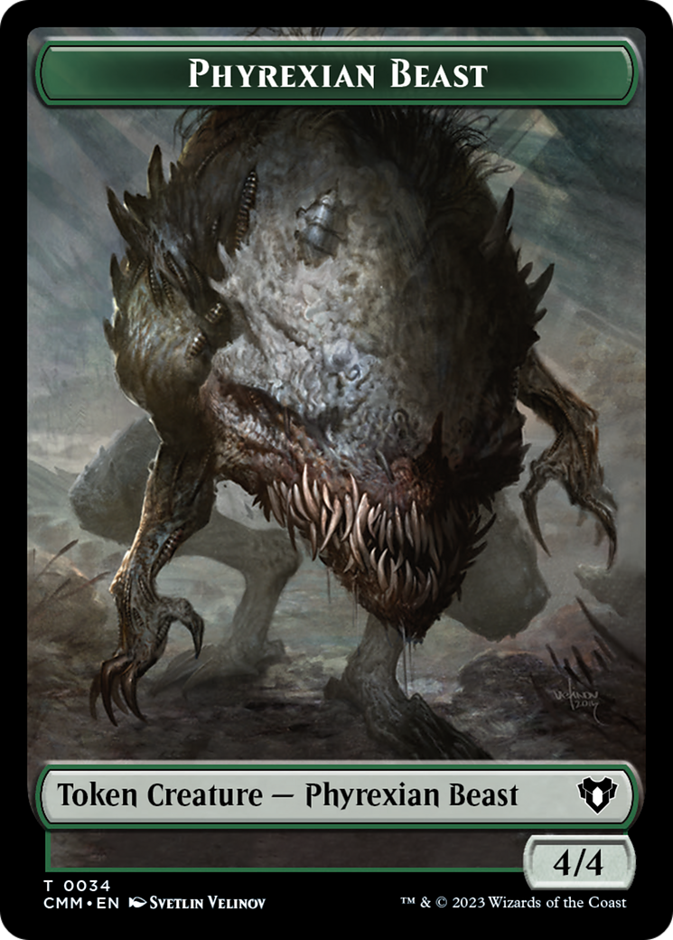 Phyrexian Beast Token [Commander Masters Tokens] | Devastation Store