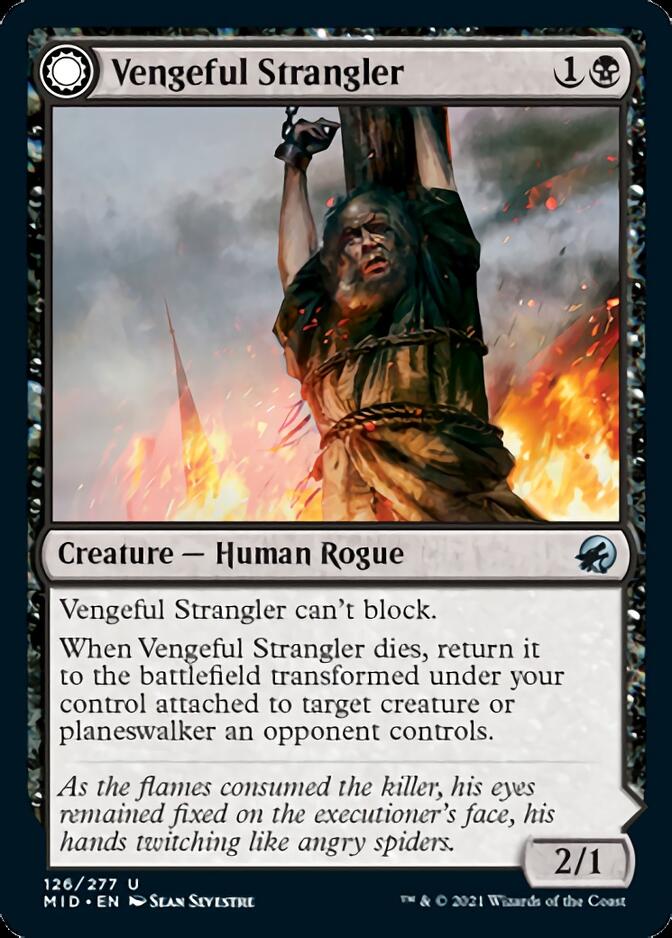 Vengeful Strangler // Strangling Grasp [Innistrad: Midnight Hunt] | Devastation Store