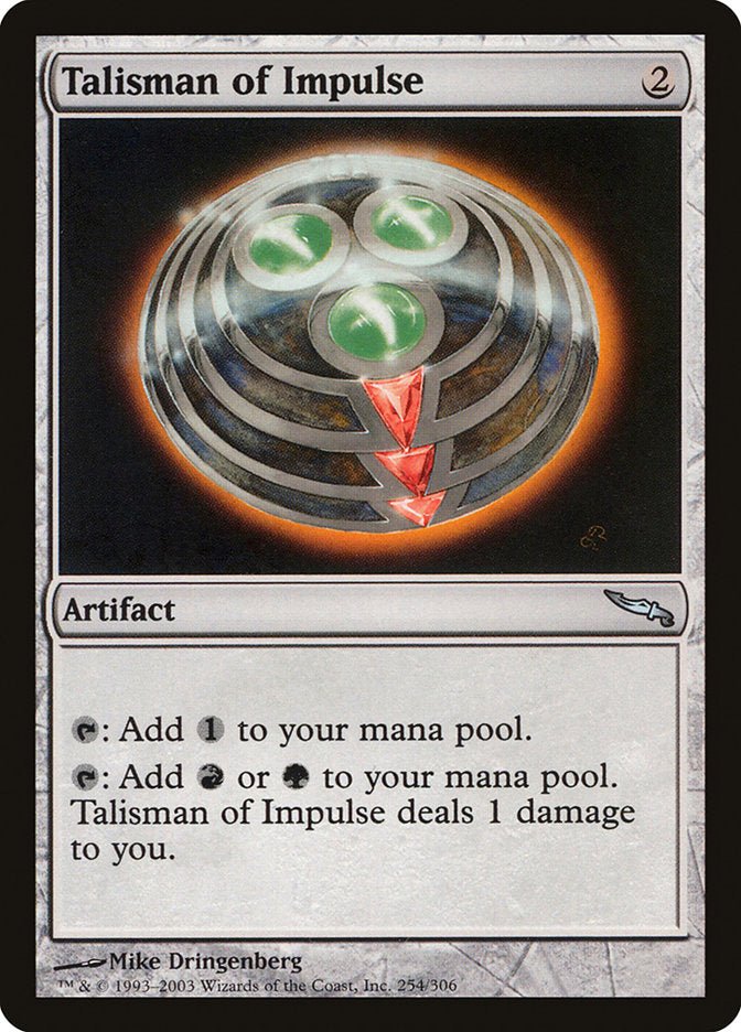 Talisman of Impulse [Mirrodin] | Devastation Store