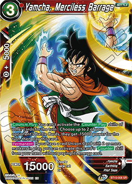 Yamcha, Merciless Barrage (BT10-008) [Cross Spirits] | Devastation Store