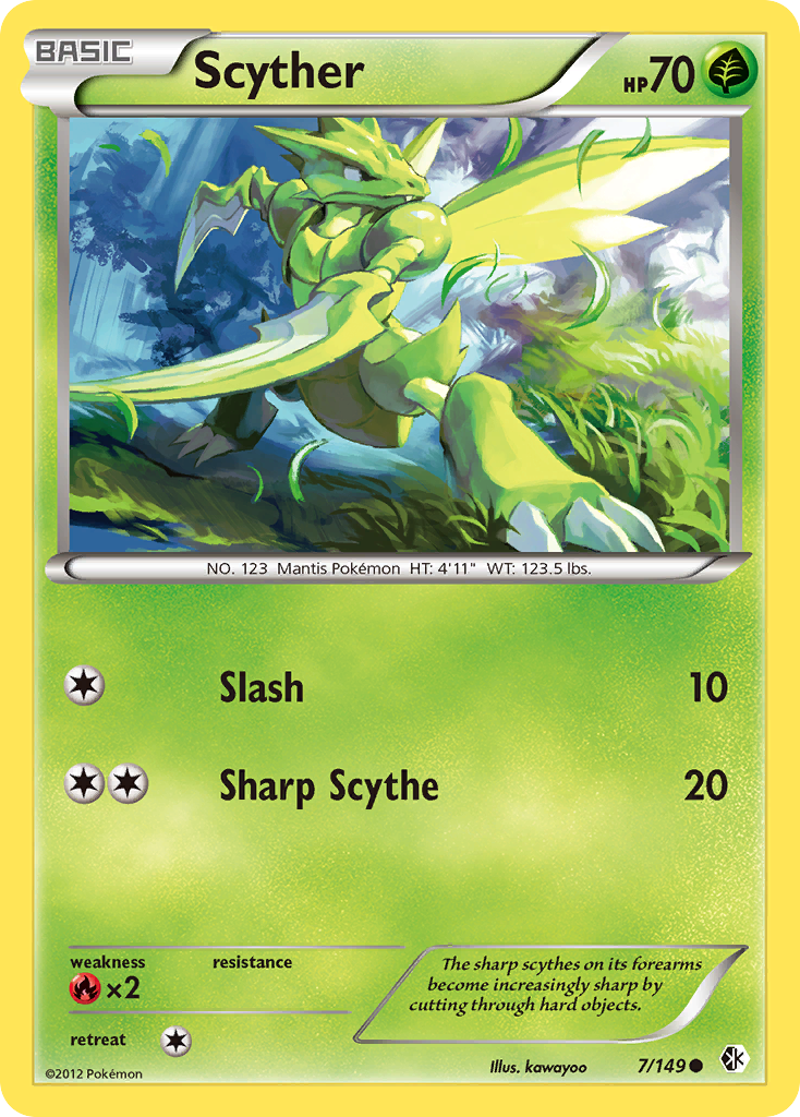 Scyther (7/149) [Black & White: Boundaries Crossed] | Devastation Store