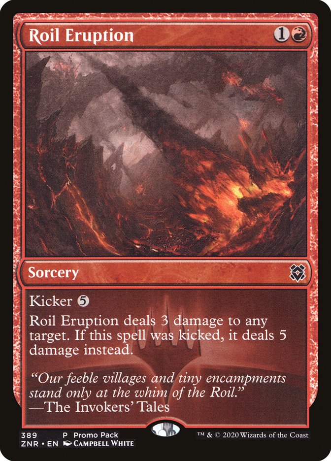 Roil Eruption (Promo Pack) [Zendikar Rising Promos] | Devastation Store