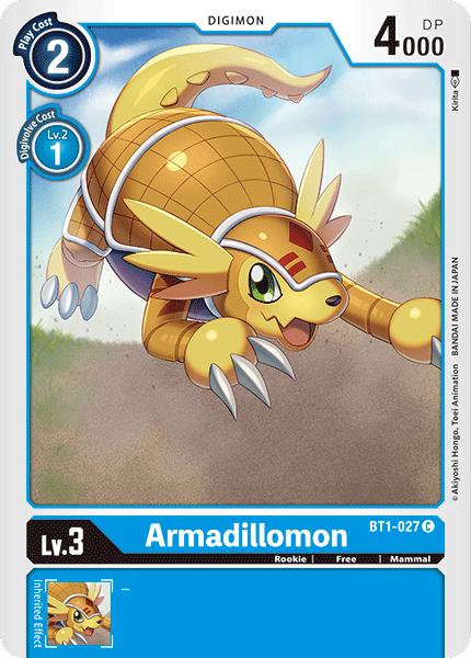 Armadillomon [BT1-027] [Release Special Booster Ver.1.0] | Devastation Store