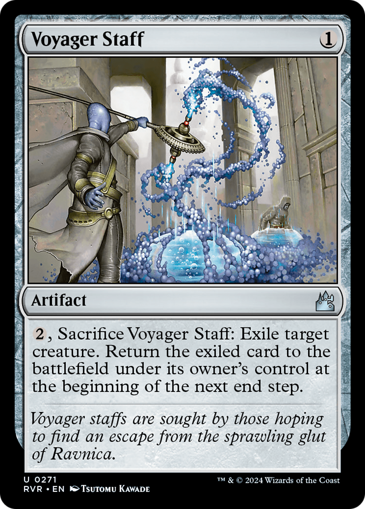 Voyager Staff [Ravnica Remastered] | Devastation Store