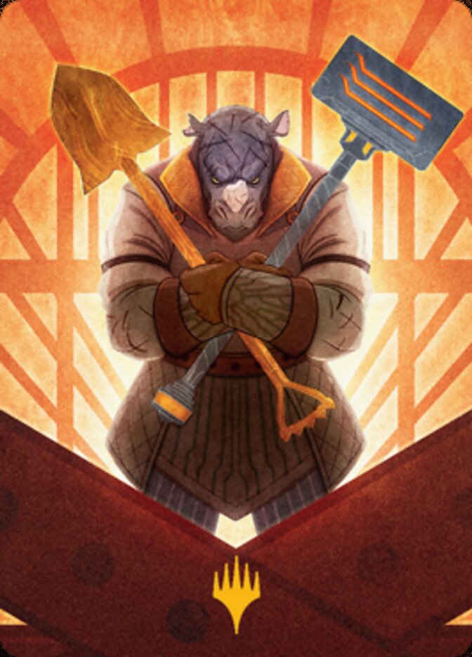 Mr. Orfeo, the Boulder Art Card (Gold-Stamped Signature) [Streets of New Capenna Art Series] | Devastation Store