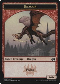 Dragon // Goblin Token [Ravnica Allegiance: Guild Kits] | Devastation Store