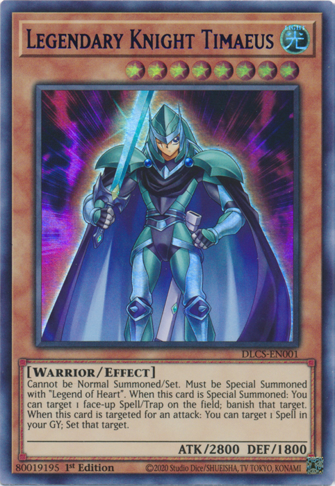 Legendary Knight Timaeus (Purple) [DLCS-EN001] Ultra Rare | Devastation Store