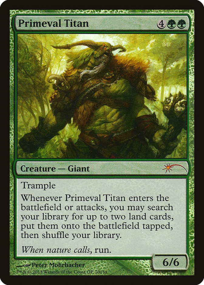 Primeval Titan (Grand Prix) [Grand Prix Promos] | Devastation Store