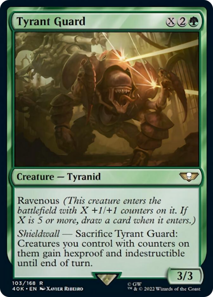 Tyrant Guard (Surge Foil) [Universes Beyond: Warhammer 40,000] | Devastation Store