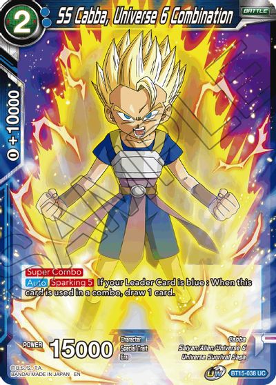SS Cabba, Universe 6 Combination [BT15-038] | Devastation Store