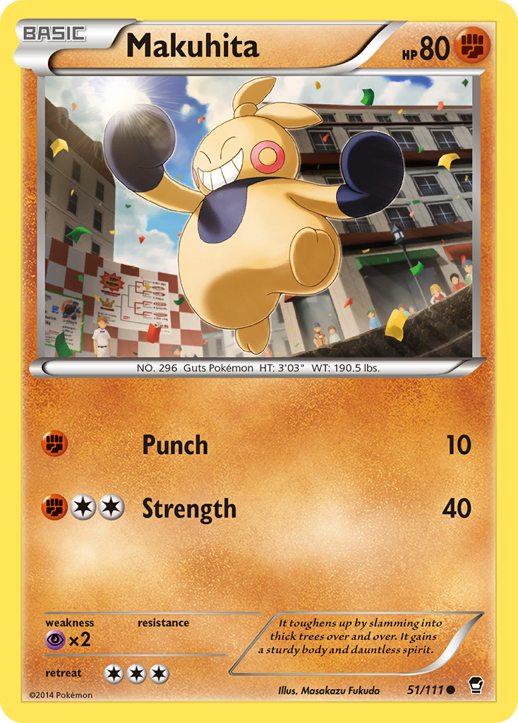 Makuhita (51/111) [XY: Furious Fists] | Devastation Store