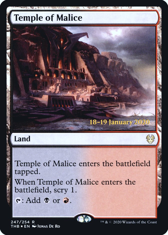 Temple of Malice [Theros Beyond Death Prerelease Promos] | Devastation Store