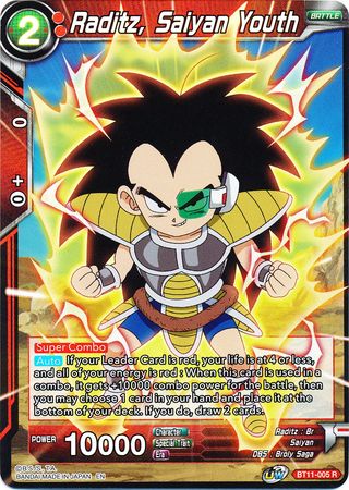 Raditz, Saiyan Youth [BT11-005] | Devastation Store