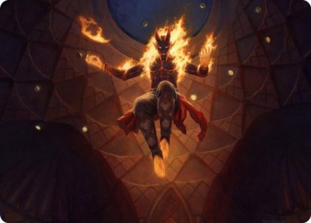 Yusri, Fortune's Flame Art Card [Modern Horizons 2 Art Series] | Devastation Store