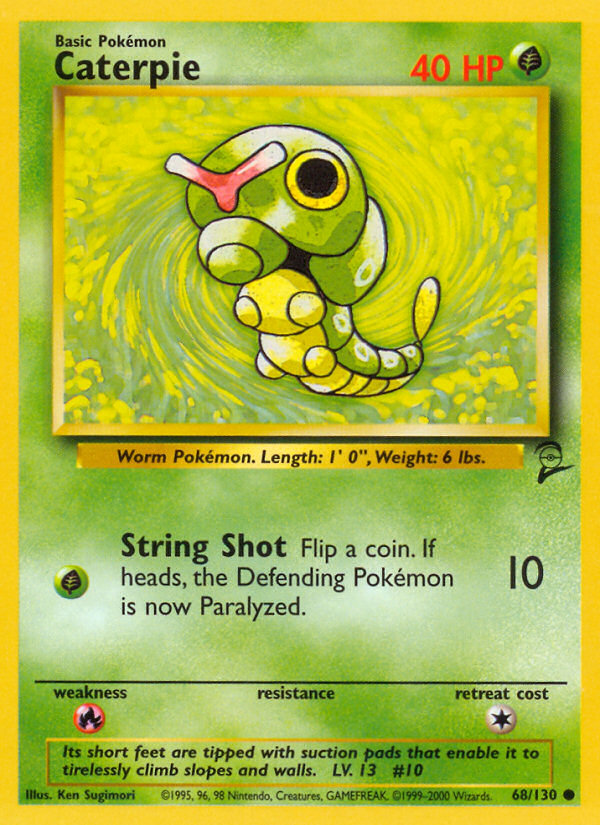 Caterpie (68/130) [Base Set 2] | Devastation Store