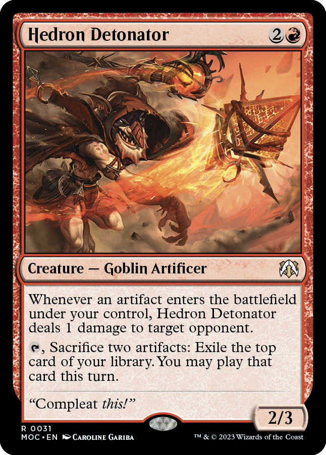 Hedron Detonator [March of the Machine Commander] | Devastation Store