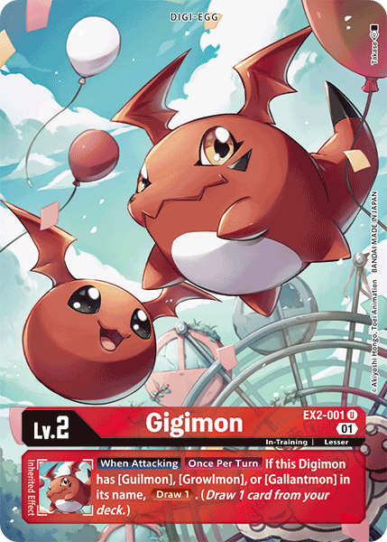 Gigimon [EX2-001] (Alternate Art) [Digital Hazard] | Devastation Store