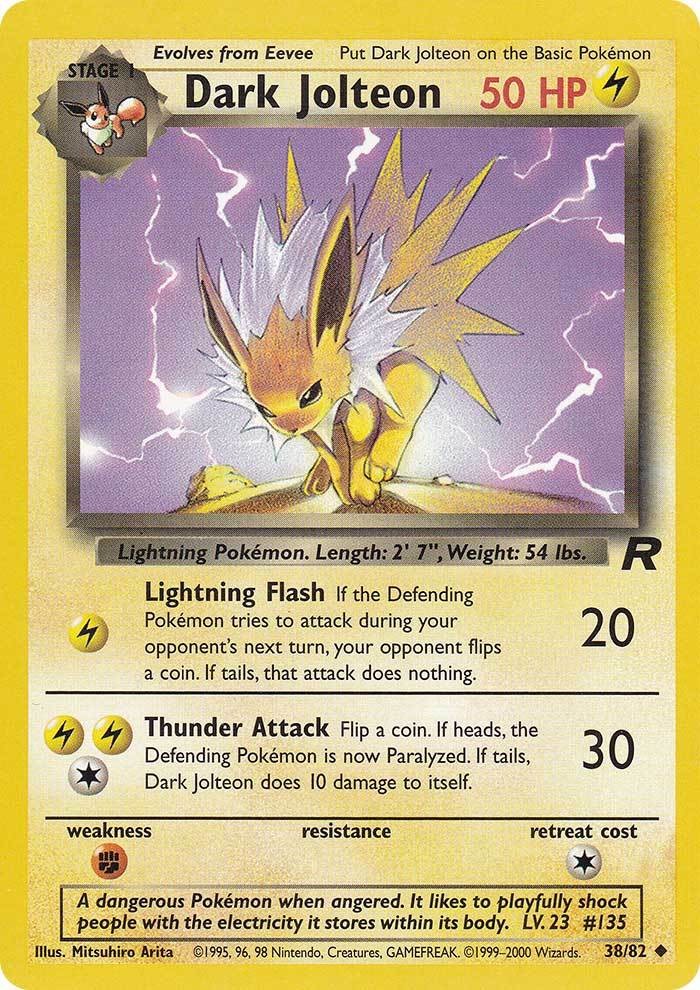 Dark Jolteon (38/82) [Team Rocket Unlimited] | Devastation Store