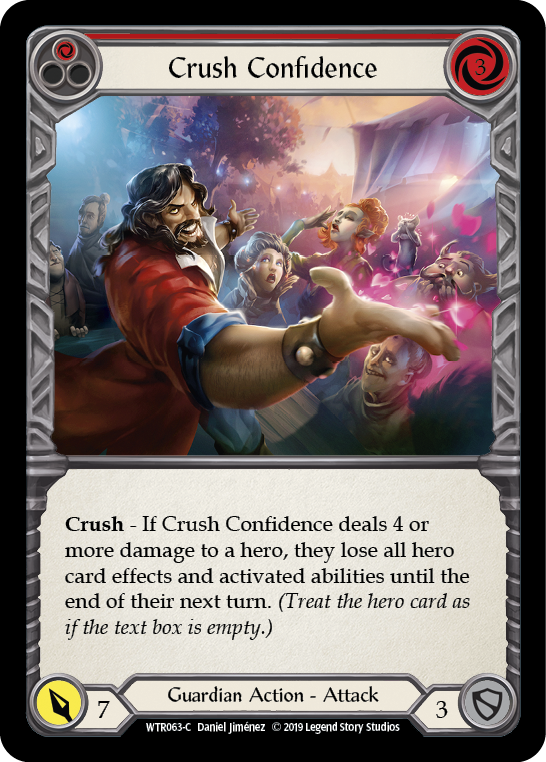 Crush Confidence (Red) [WTR063-C] Alpha Print Normal - Devastation Store | Devastation Store