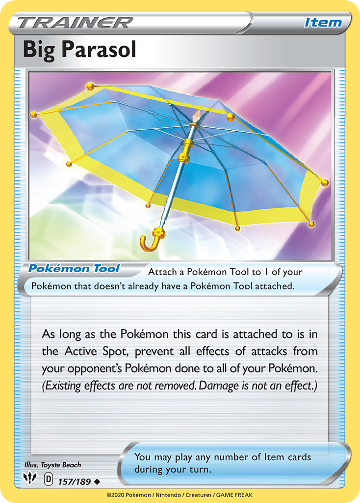 Big Parasol (157/189) [Sword & Shield: Darkness Ablaze] | Devastation Store