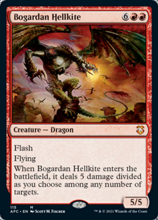 Bogardan Hellkite [Dungeons & Dragons: Adventures in the Forgotten Realms Commander] | Devastation Store