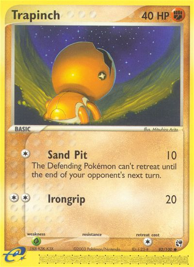 Trapinch (82/100) [EX: Sandstorm] | Devastation Store