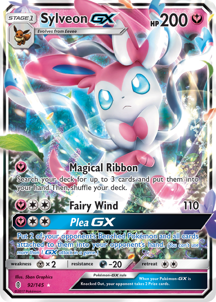 Sylveon GX (92/145) [Sun & Moon: Guardians Rising] | Devastation Store