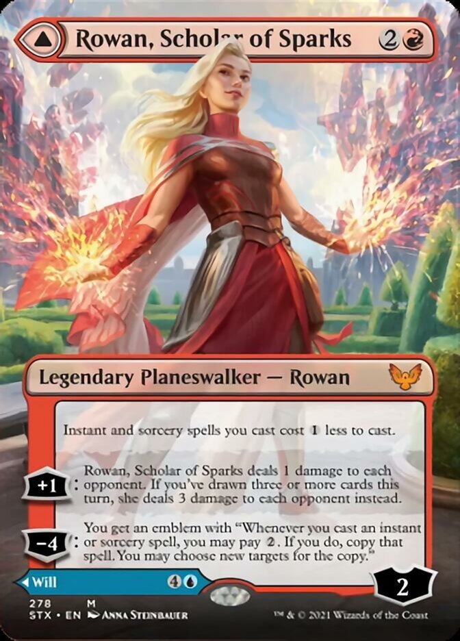 Rowan, Scholar of Sparks // Will, Scholar of Frost (Extended) [Strixhaven: School of Mages] | Devastation Store