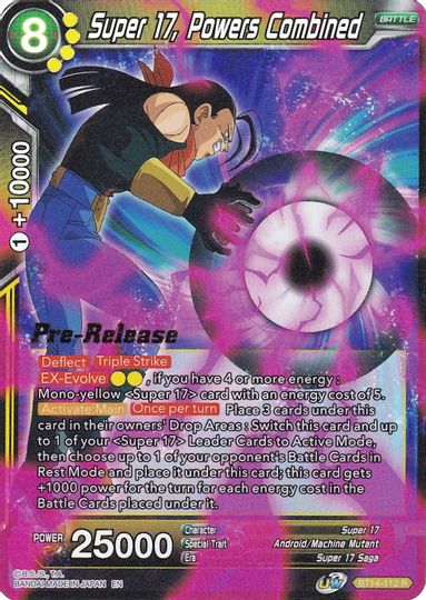 Super 17, Powers Combined (BT14-112) [Cross Spirits Prerelease Promos] | Devastation Store