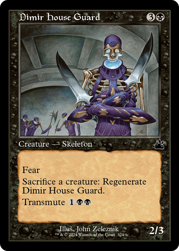 Dimir House Guard (Retro Frame) [Ravnica Remastered] | Devastation Store