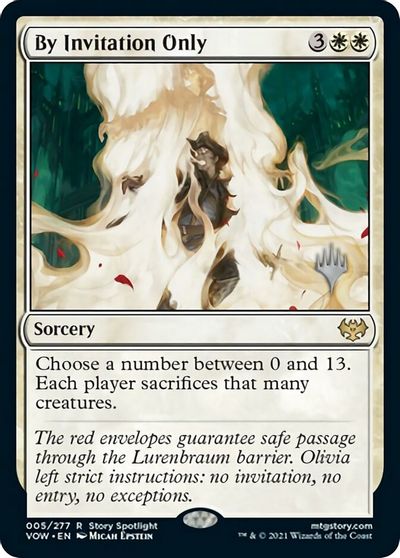 By Invitation Only (Promo Pack) [Innistrad: Crimson Vow Promo Pack] | Devastation Store