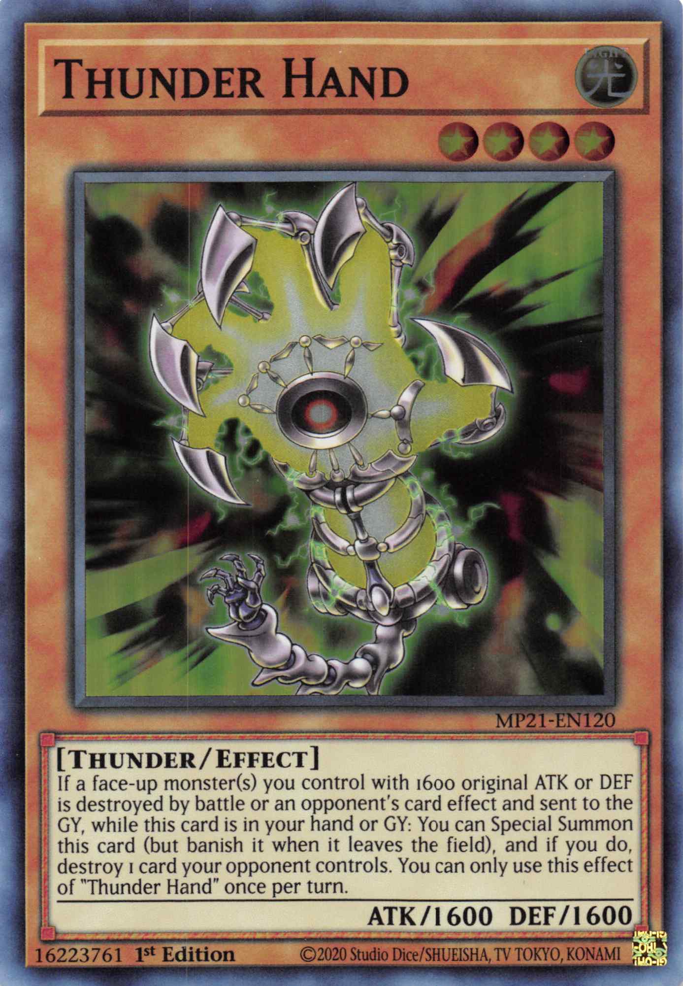 Thunder Hand [MP21-EN120] Super Rare | Devastation Store