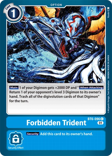 Forbidden Trident [BT6-096] [Double Diamond] | Devastation Store