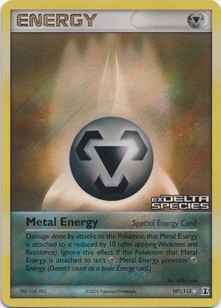 Metal Energy (107/113) (Stamped) [EX: Delta Species] | Devastation Store