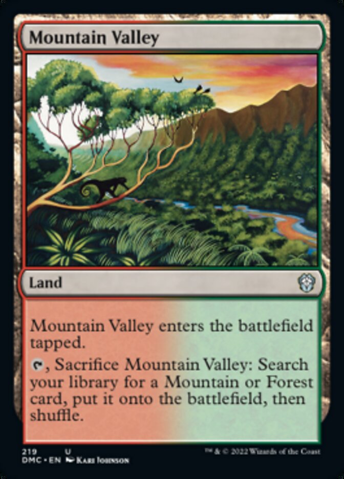 Mountain Valley [Dominaria United Commander] | Devastation Store